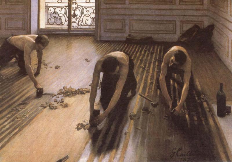 Gustave Caillebotte The Floor Strippers